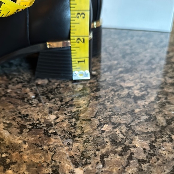 Calvin Klein Black Ankle Boots with Gold Accents NWT 6 - Picture 8 of 12